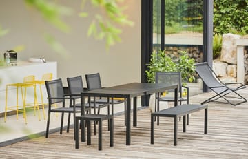 Aria spisebord med udtræk 140-200 cm - Black - Fiam