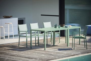 Aria spisebord med udtræk 140-200 cm - Sage green - Fiam