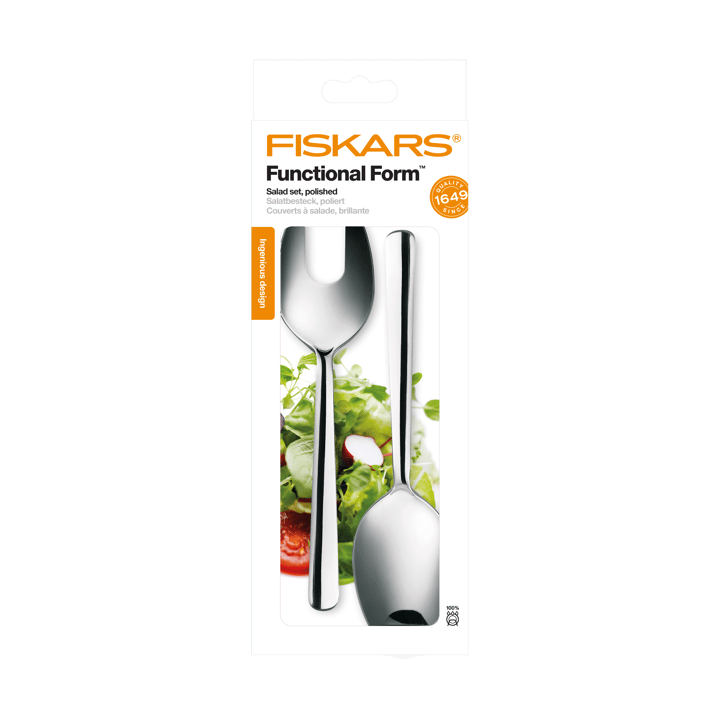 Functional Form salatbestik 2 dele - Blank - Fiskars