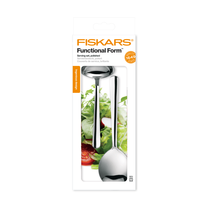 Functional Form serveringsbestik 2 dele - Blank - Fiskars