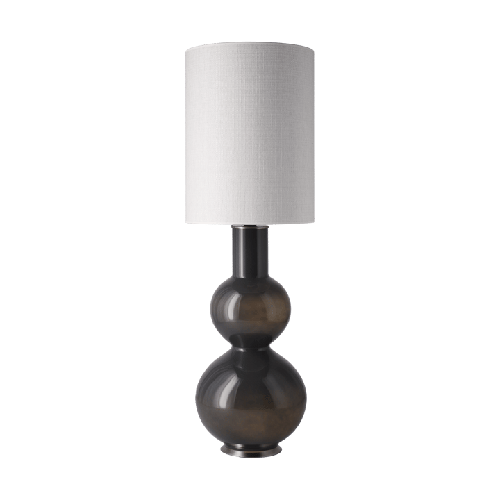 Augusta bordlampe grå lampefod, Babel Beige L Flavia Lamps