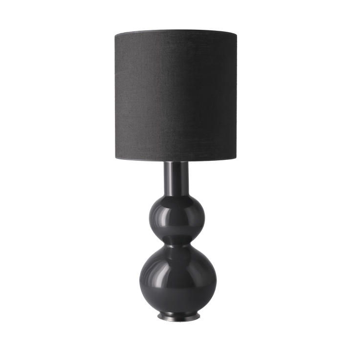 Augusta bordlampe grå lampefod - Lino Negro M - Flavia Lamps