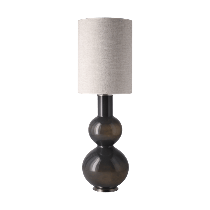 Augusta bordlampe grå lampefod, London Beige L Flavia Lamps