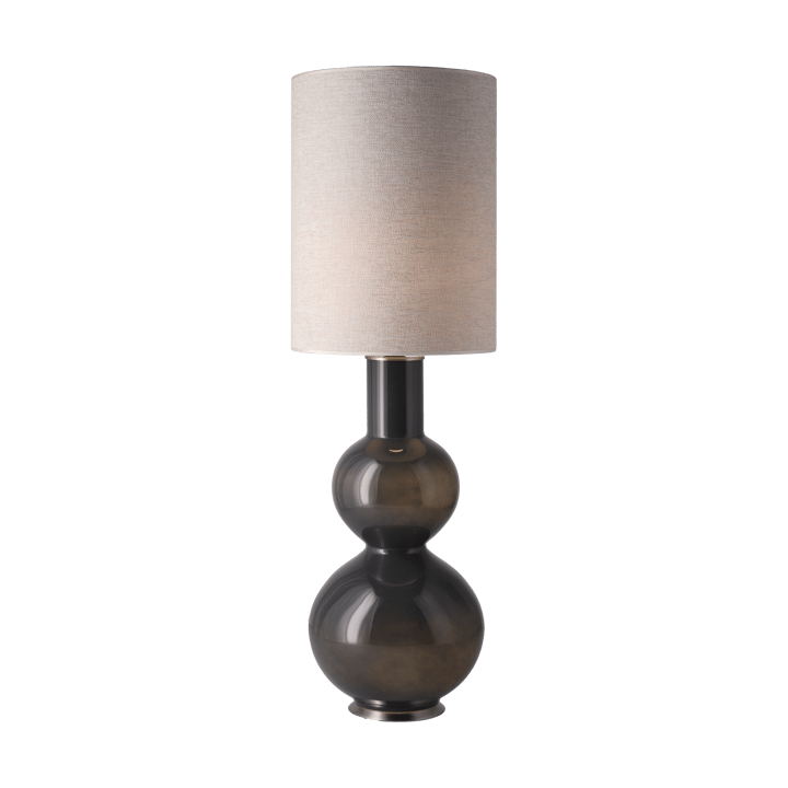 Augusta bordlampe grå lampefod, London Beige L Flavia Lamps