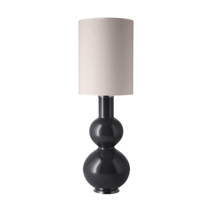 Augusta bordlampe grå lampefod - Milano Tostado L - Flavia Lamps