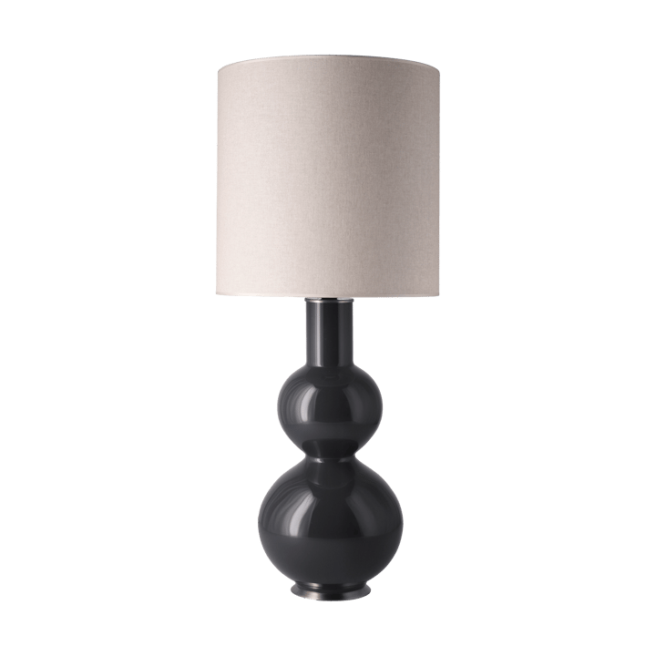 Augusta bordlampe grå lampefod - Milano Tostado M - Flavia Lamps