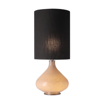 Flavia bordlampe beige lampefod - Lino Negro L - Flavia Lamps