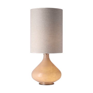 Flavia bordlampe beige lampefod - London Beige L - Flavia Lamps