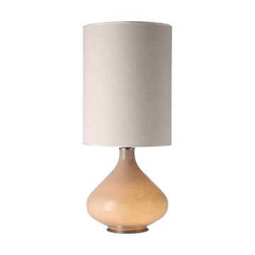 Flavia bordlampe beige lampefod - Milano Tostado L - Flavia Lamps