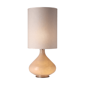 Flavia bordlampe beige lampefod - Milano Tostado L - Flavia Lamps