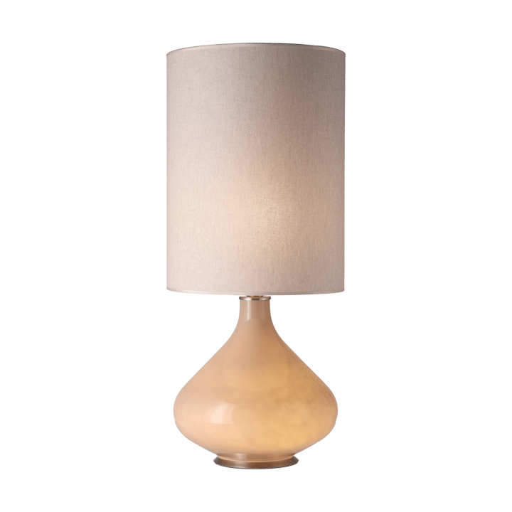 Flavia bordlampe beige lampefod, Milano Tostado L Flavia Lamps