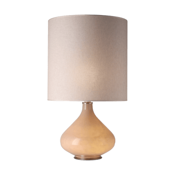 Flavia bordlampe beige lampefod - Milano Tostado M - Flavia Lamps