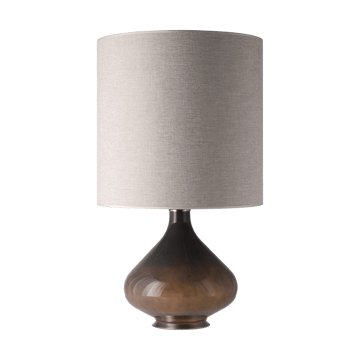 Flavia bordlampe grå lampefod - London Beige M - Flavia Lamps