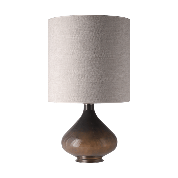 Flavia bordlampe grå lampefod, London Beige M Flavia Lamps