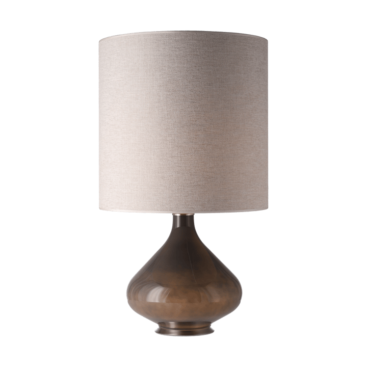 Flavia bordlampe grå lampefod, London Beige M Flavia Lamps