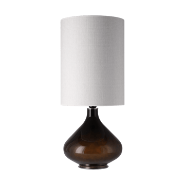 Flavia bordlampe sort lampefod - Babel Beige L - Flavia Lamps