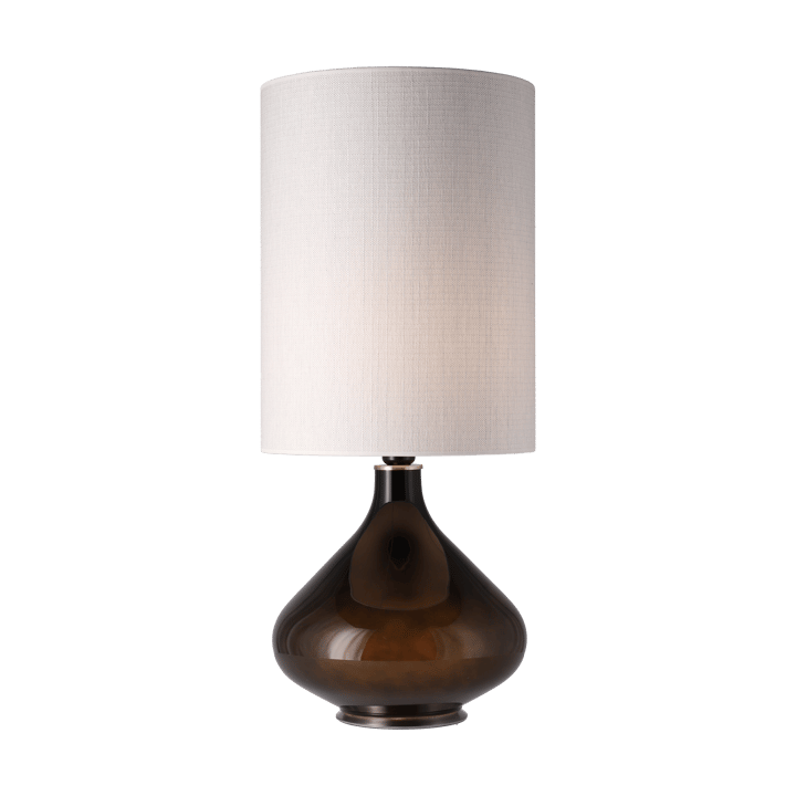 Flavia bordlampe sort lampefod - Babel Beige L - Flavia Lamps