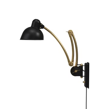 Kaiser Idell 6559-W væglampe - Matt black-brass - Fritz Hansen