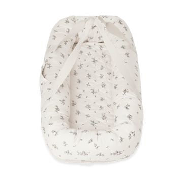 Blåklokke satin quiltet babynest - 43x87x16 cm - Garbo&Friends