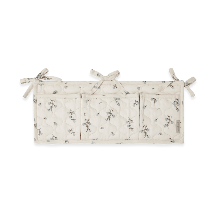 Bluebell satin quiltet senge-lomme - 18x43 cm - Garbo&Friends