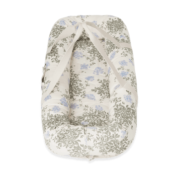 Plumbago satin quiltet babynest - 43x87x16 cm - Garbo&Friends