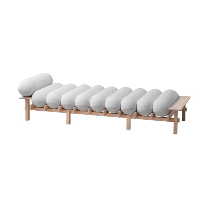 Dag sovesofa, Bøg-Barnum bouclé 01 Off white Gärsnäs