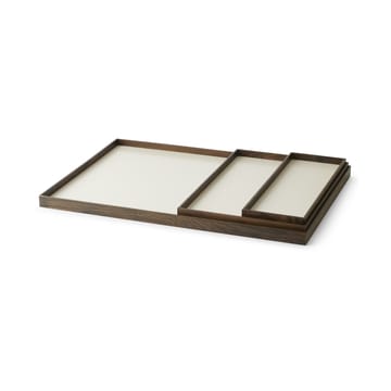 Frame bakke large 35,5x50,6 cm - Røget eg/Beige - Gejst