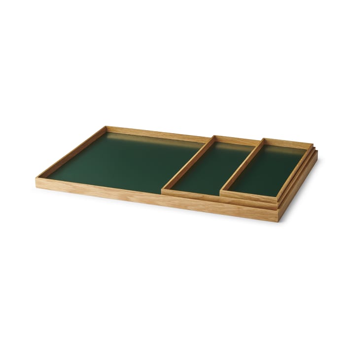 Frame bakke small 11,1x32,4 cm, Eg/Grøn Gejst