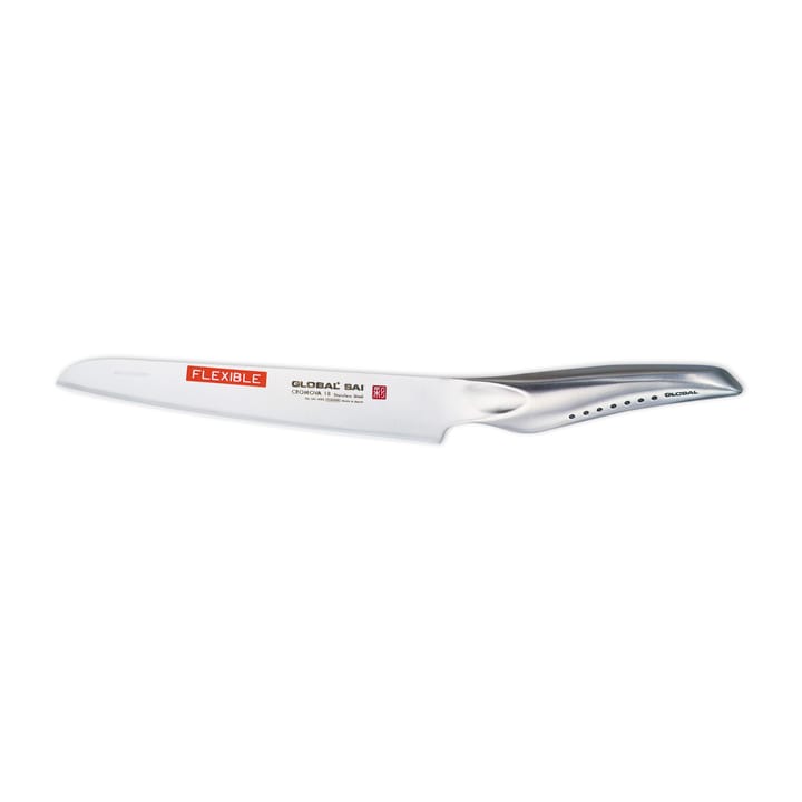 Global SAI-M05 universalkniv enkeltstål 17 cm fleksibel - Rustfrit stål - Global