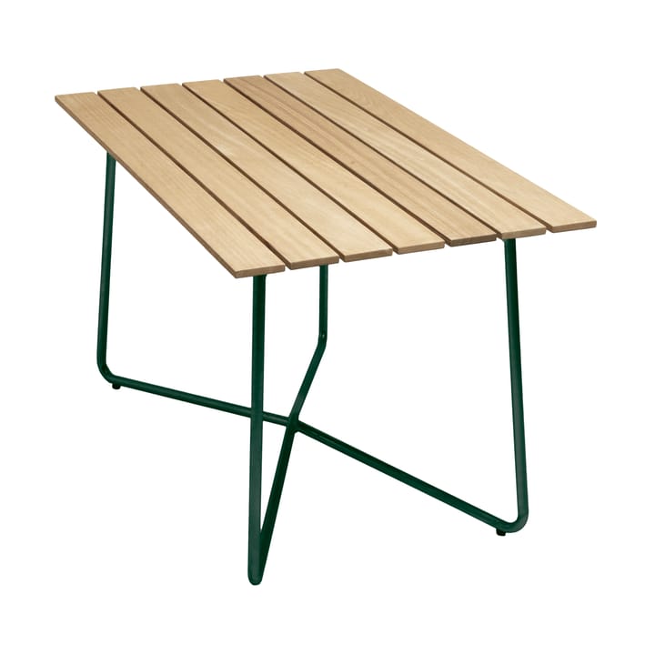 B25A bord - Oiled pine-green base - Grythyttan Stålmöbler