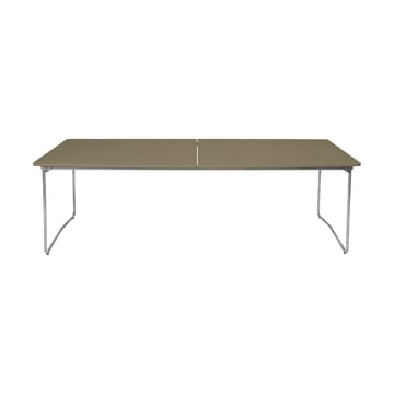 Table B31 spisebord 230 cm - Lysegrøn eg-galvaniseret stål - Grythyttan Stålmöbler