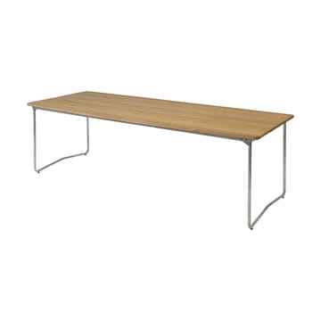 Table B31 spisebord 230 cm - Olieret eg-varmforzinket ben - Grythyttan Stålmöbler