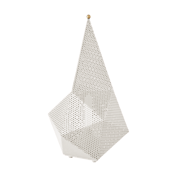 Bagdad bærbar lampe - Cream white semi matt - GUBI