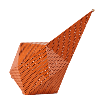 Bagdad bærbar lampe - International orange - GUBI