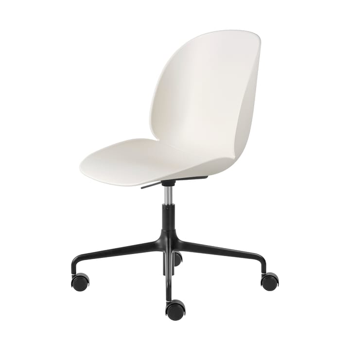 Beetle Meeting Chair kontorstol - Alabaster white-black - GUBI