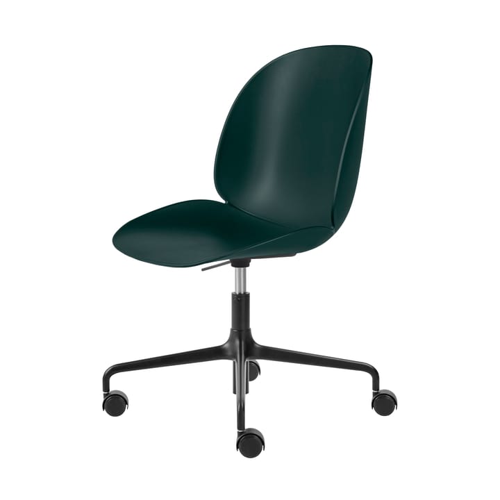 Beetle Meeting Chair kontorstol - Dark green-black - GUBI