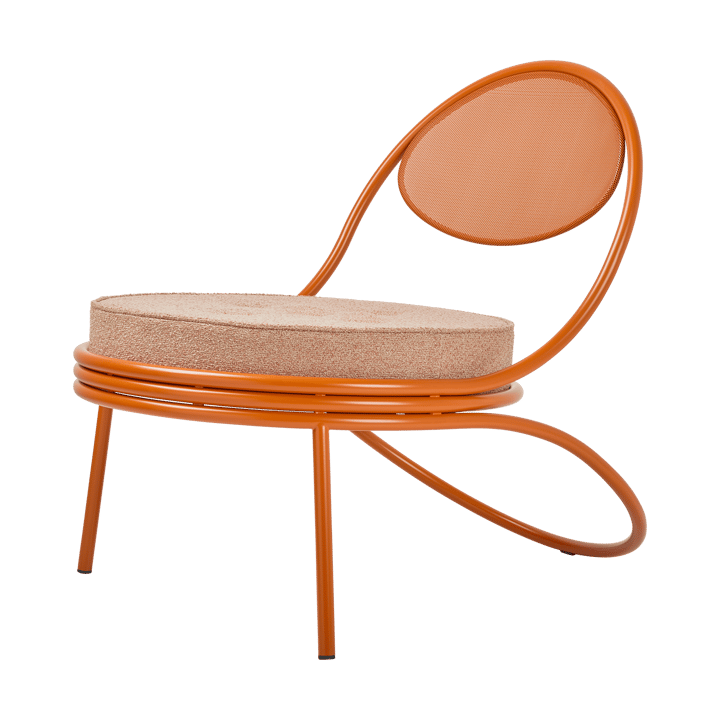 Copacabana Outdoor Lounge Chair beklædt sæde - Lorkey limonta 44-international orange - GUBI