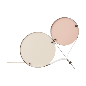 Coppia bordlampe - Ivory & blush - GUBI