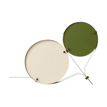 Coppia bordlampe - Ivory & olive - GUBI