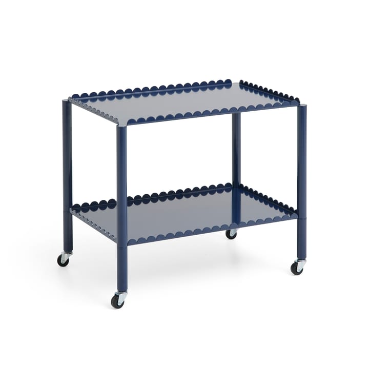 Arcs Trolley Low serveringswogn - Steel blue - HAY