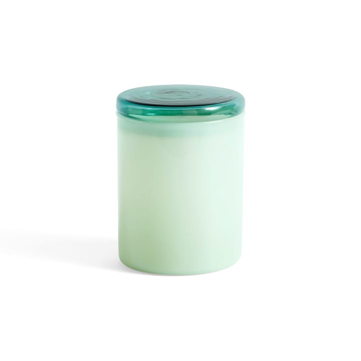 Borosilicate opbevaringskrukke glas S 35 cl - Jade green - HAY