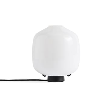 Buoy bordlampe Ø20 cm - Opal glass-soft black - HAY