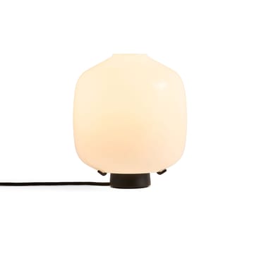 Buoy bordlampe Ø20 cm - Opal glass-soft black - HAY