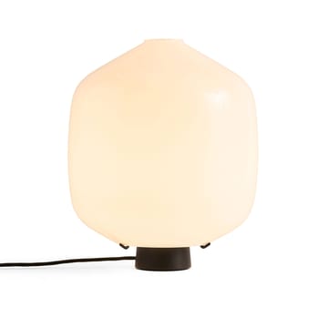 Buoy bordlampe Ø30 cm - Opal glass-soft black - HAY