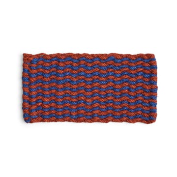 Coco Stripe Wave dørmåtte - Brown-navy - HAY