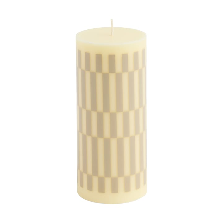 Column Candle bloklys small 15 cm - Cream-sand - HAY