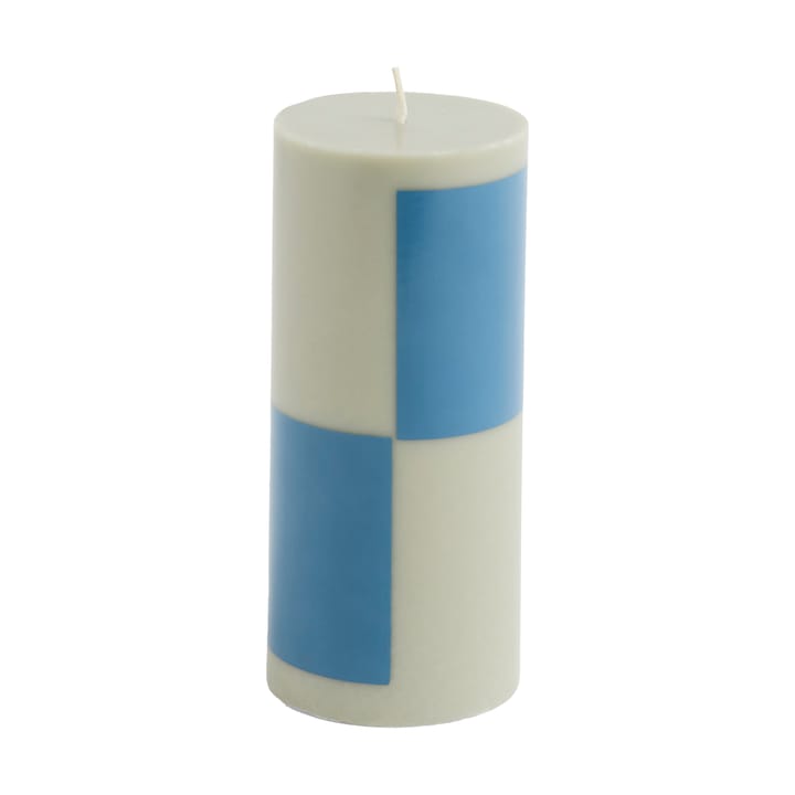 Column Candle bloklys small 15 cm - Grey-blue - HAY