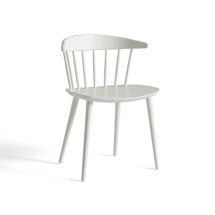 J104 stol - White lacquered beech - HAY