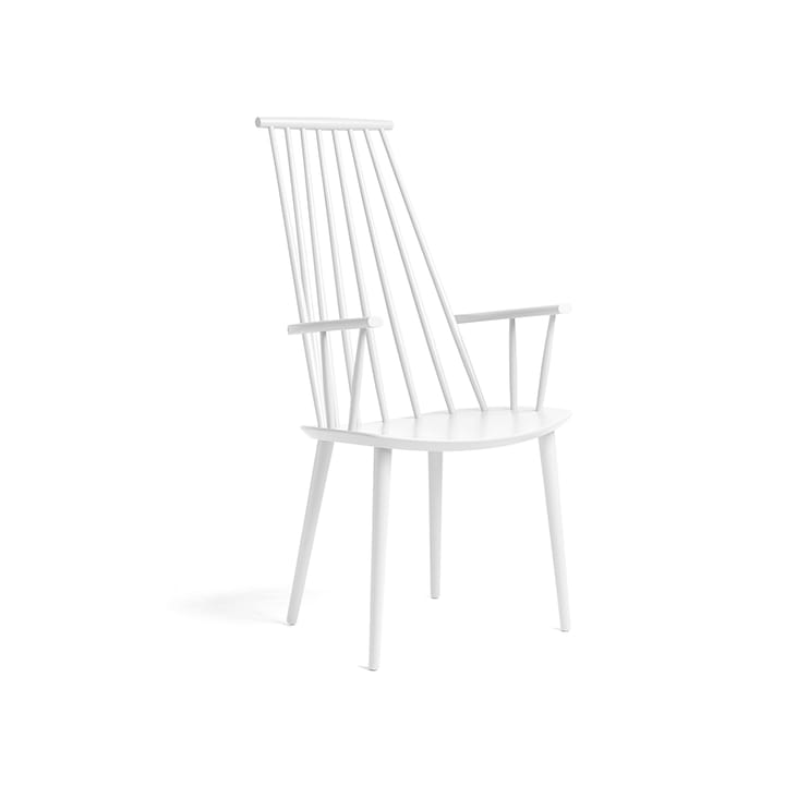 J110 armstol - White lacquered beech - HAY