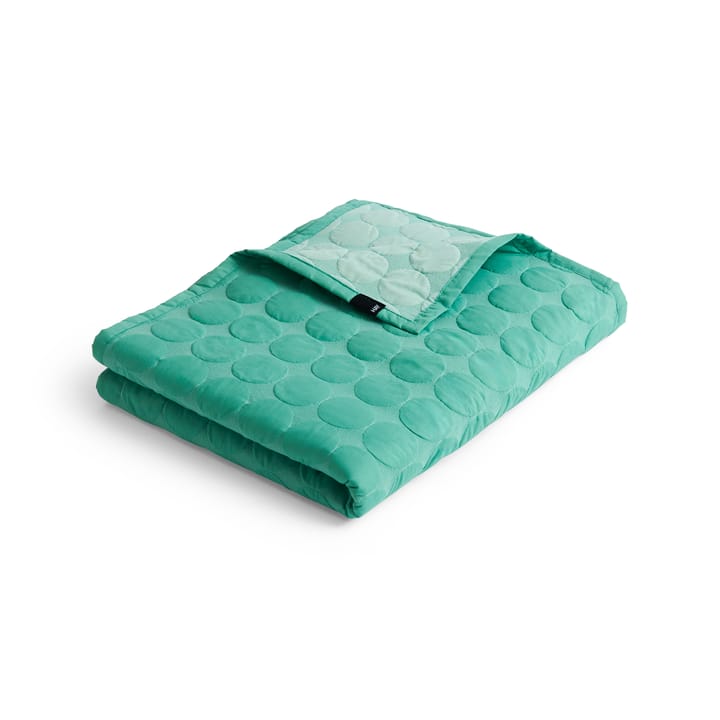 Mega Dot sengetæppe organic 235x245 cm - Sea green - HAY